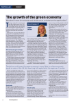 The growth of the green economy