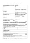 Inter-Healthcare Infection control Transfer Form