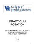 practicum rotation - University of Kentucky