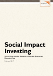 World Vision Australia - Social Impact Investing Submission