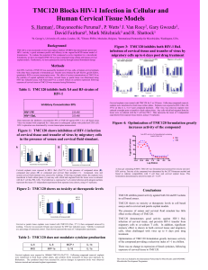 TMC120 Blocks HIV-1 Infection in Cellular and