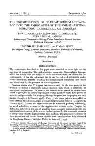 the incorporation of c from sodium acetate- 2