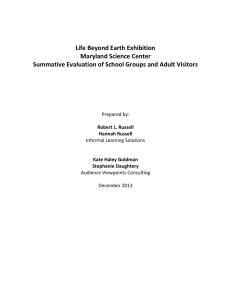 Life Beyond Earth Exhibition