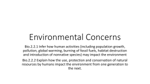 Environmental Concerns