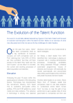 The Evolution of the Talent Function