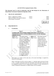 The outcomes that need to be achieved in grades 10 to 12 are