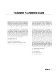 01_Pediatrics Assessment Exam