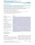 The normal ranges of cardiovascular parameters measured using