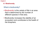 5.1 Biodiversity Chapter 5 - Rochester Community Schools