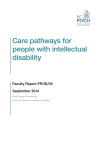 Care pathways for people with intellectual disability
