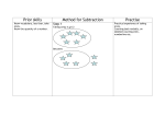 Subtraction - Horton Grange Primary School