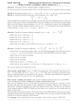 MAT 300/371 Mathematical Structures/Advanced Calculus (Why) is