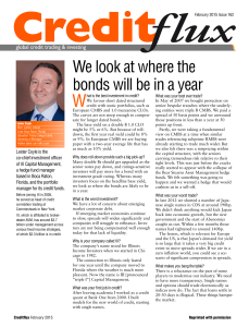 Lester Coyle - We look at where the bonds will be in a year
