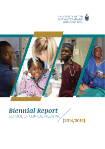 Biennial Report (2014-2015)_School of Clinical Medicine