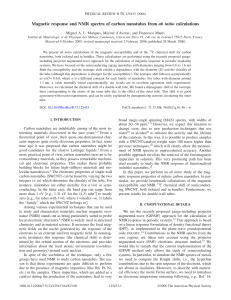 Magnetic response and NMR spectra of carbon