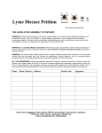 Lyme Disease Petition