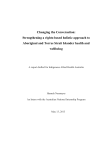 Strengthening a rights-based holistic approach to Aboriginal and