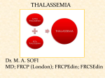 31.THALASSEMIA II