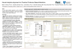 Visual Analytics Approach to Practice Evidence Based Medicine