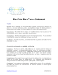 BluePrint Data Values Statement