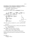 The Solutions of Wave Equation in Cylindrical Coordinates The