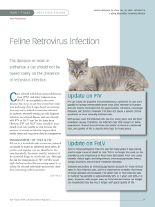 Feline Retrovirus Infection