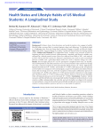 Health Status and Lifestyle Habits of US Medical Students: A