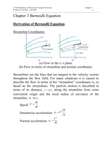 Chapter 3 Bernoulli Equation