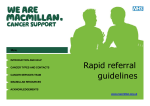 This tool contains a summary of the NICE referral guidelines for