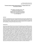 Torsional Spring Constant Measurement of a T