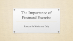 The Importance of Postnatal Exercise