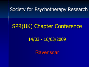 presentation - Society for Psychotherapy Research