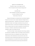 abstract of the dissertation - School of Social Ecology