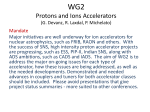 WG2 Overview Protons and Ions Accelerators (G