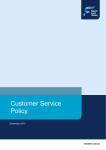 Customer Service Policy