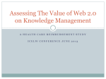 Assessing The Value of Web 2.0 on Knowledge Management