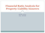 Financial Ratio Analysis for Property-Liability