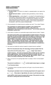 Simple Harmonic Moti.. - hrsbstaff.ednet.ns.ca