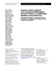 Consensus summary statement of the International