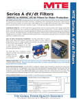 Series A dV/dt Filters