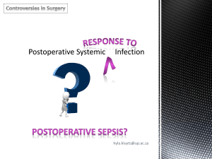 Postoperative Systemic Infection