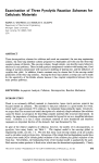 Examination of Three Pyrolytic Reaction Schemes for Cellulosic