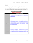 Hospitality Information Technology Matrix Worksheet