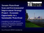 Toronto Waterfront Scan and Environmental Improvement Strategy