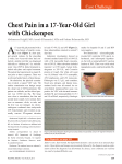 Chest Pain in a 17-Year-Old Girl with Chickenpox
