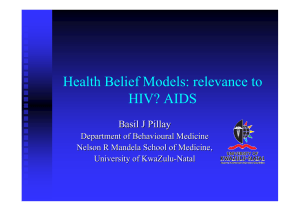 Health Behaviour HIVAIDS