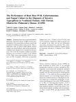 The Performance of Real-Time PCR, Galactomannan, and Fungal