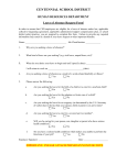 Leave Request Form - Centennial School District