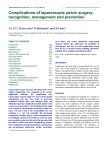 Complications of laparoscopic pelvic surgery: recognition