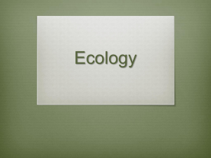 Ecology - Warren County Schools